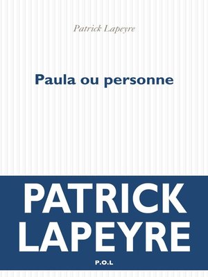 cover image of Paula ou personne